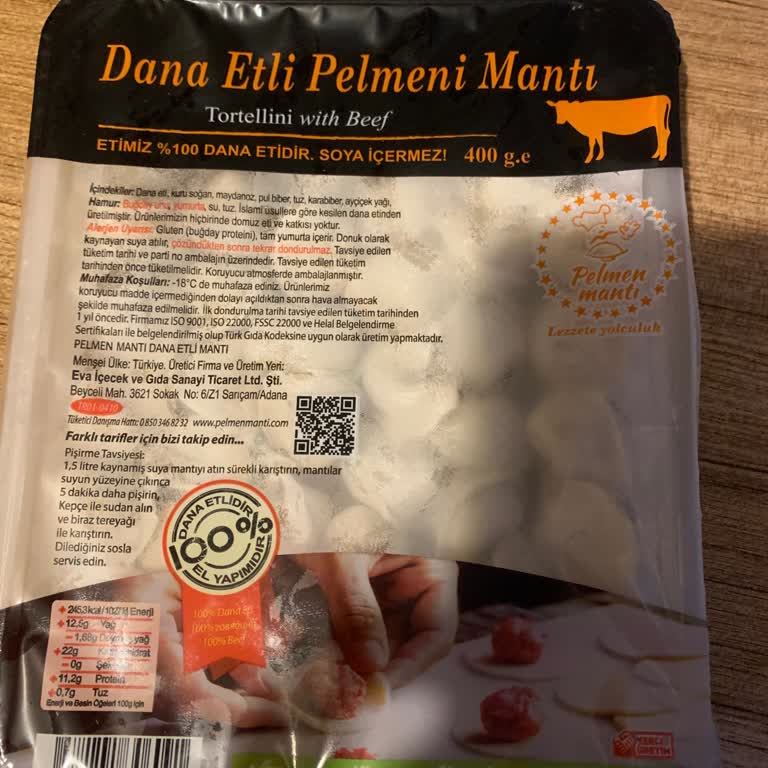 Dana Etli Mantı Yerine Soğanlı Ürün Satışı Ve İade Talebi