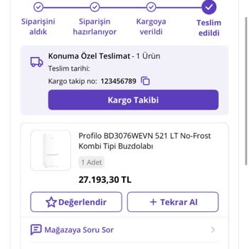 Satın Aldığım Buzdolabı 18 Gündür Teslim Edilmedi, Mağdur Edildim