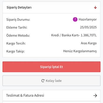 Yanlış Ürün İadesi Ve Teslim Edilmeyen Sipariş Sonrası Mağduriyet