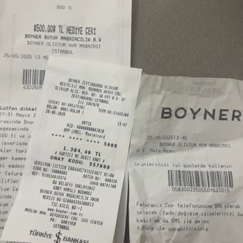 Boyner Outlet'ten Aldığım Ürünün Teslim Edilmemesi Ve İletişim Sorunu