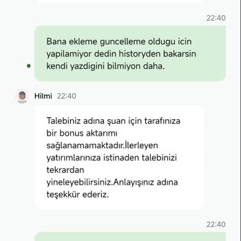 SOHOBET Canlı Destek Ekibi İlgisiz Ve Müşteri Memnuniyeti Yok