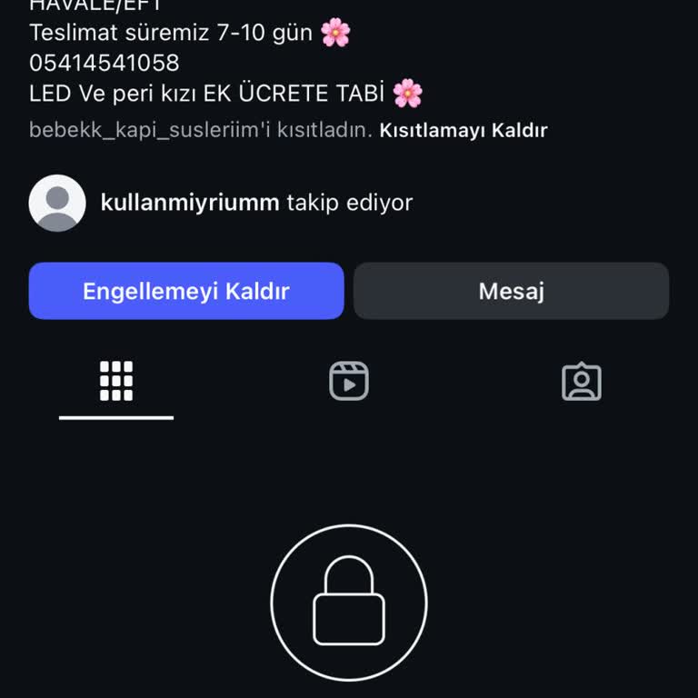 Bebek Kapı Süsü @bebekk_kapi _susleriim Sipariş Sonrası İlgisizlik Ve Ürün Teslimatında Sorun