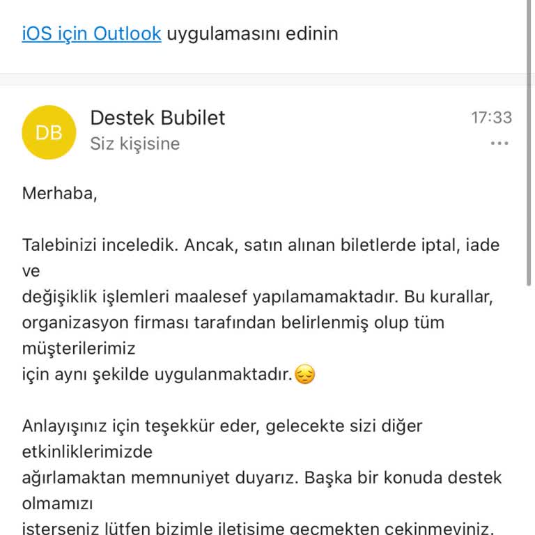 Kültürpark Konser Bilet İptali Sorunu