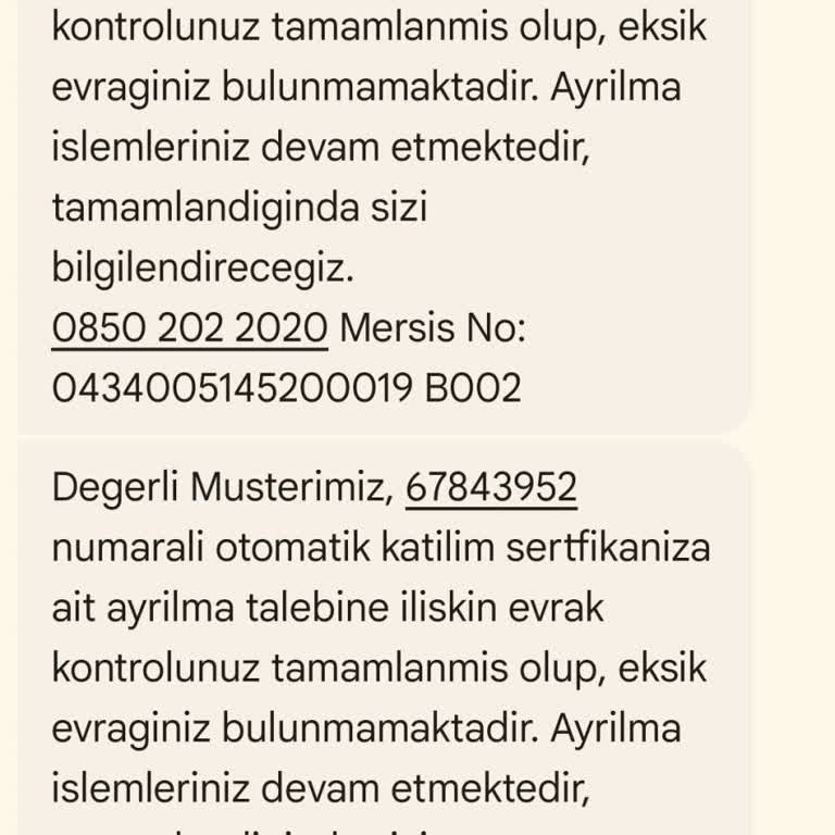 Sözleşme İptali Sonrası Param Hâlâ Ödenmedi