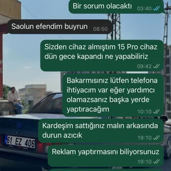Satın Aldığım Telefonda Ödeme Ve İletişim Sorunları Yaşadım