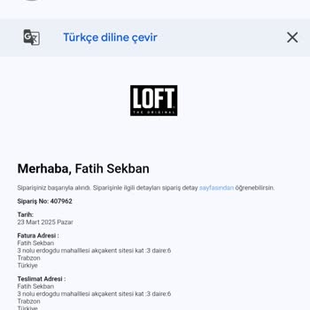Loft.com İade Sürecinde Yaşanan Gecikmeler Ve İletişim Sorunları