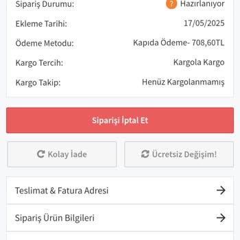 Siparişim Hala Kargoya Verilmedi, Bayramda Mağdur Oldum