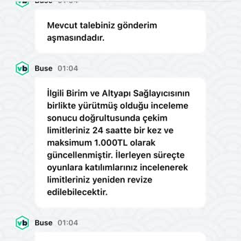 Kazandığım Paranın Çekim Limiti Ve Blokesi Mağduriyet Yarattı