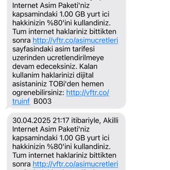 Vodafone Faturasındaki Beklenmedik Yüksek Ücretlendirme Şoku