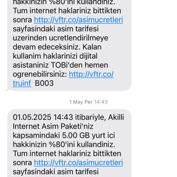 Vodafone Faturasındaki Beklenmedik Yüksek Ücretlendirme Şoku