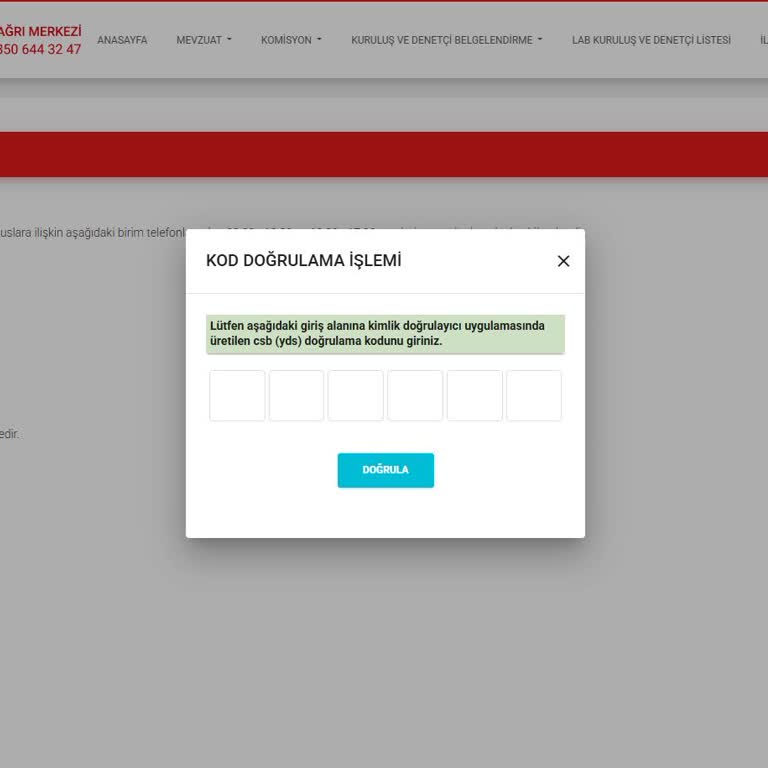 Çevre ve Şehircilik Bakanlığı Yapı Denetim Sistemine Girişte QR Kod ve Şifre Yenileme Sorunu