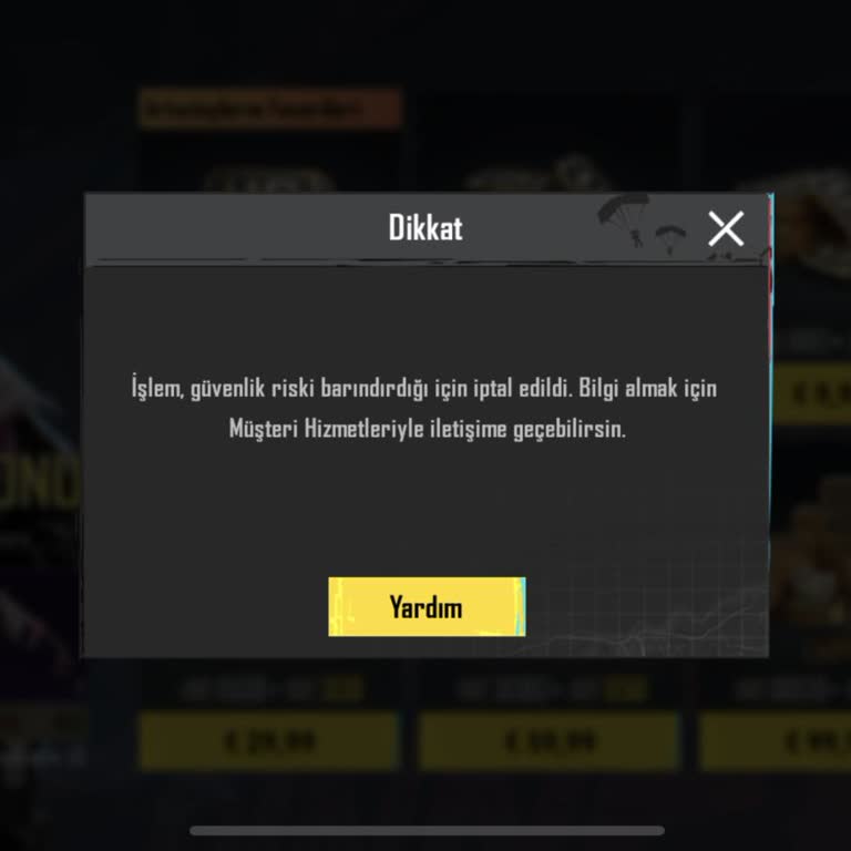 PUBG Mobile'da UC Satın Alma İşlemi Güvenlik Nedeniyle İptal Edildi
