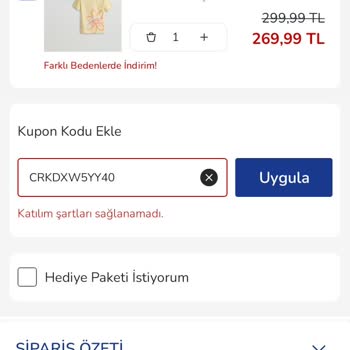 Kazandığım İndirim Kuponunu Kullanamıyorum!