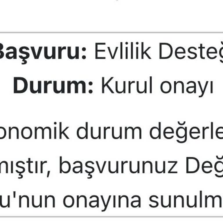 Evlilik Desteği Ödemesi İçin Net Bilgi Ve Bilgilendirme Eksikliği