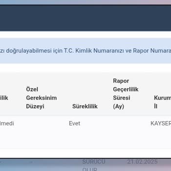 Epilepsi Raporumun Güncellenmesi Ve 'Sürekli' İbaresinin Kaldırılması Talebim