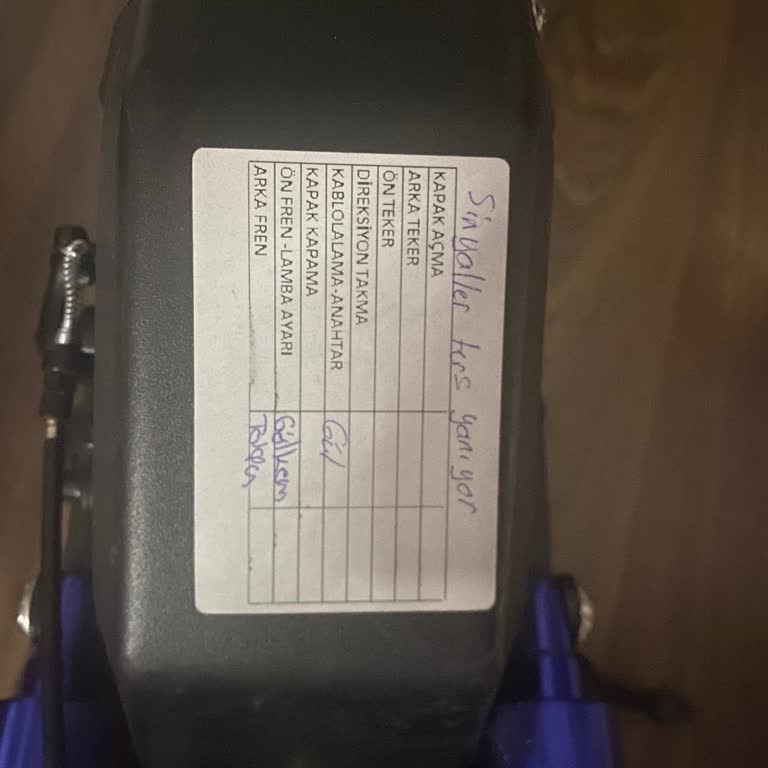 A101den Aldığım Onvo Scoter Arızalı Ve Kullanılmış Çıktı