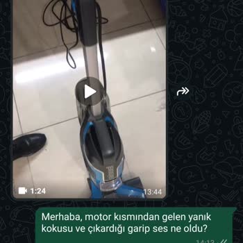 İlk Kullanımda Arıza Veren Süpürge Ve Yetersiz Servis Desteği