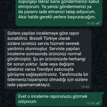 İlk Kullanımda Arıza Veren Süpürge Ve Yetersiz Servis Desteği