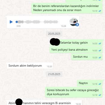 Eminevim Sigorta Ve Referans İşlemlerinde Mağduriyet Yaşadım