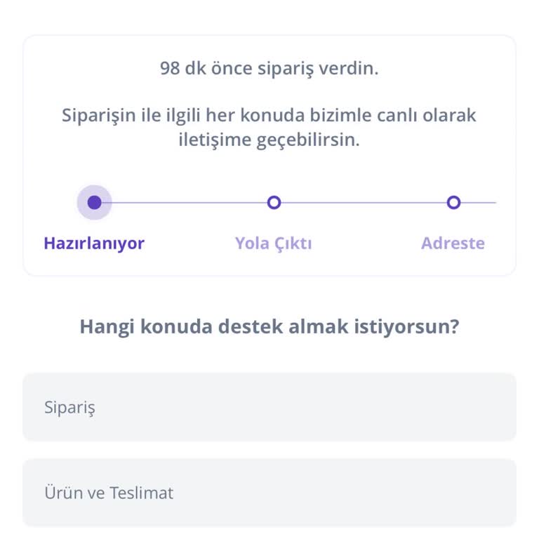 Gece Siparişim Saatlerdir Teslim Edilmedi
