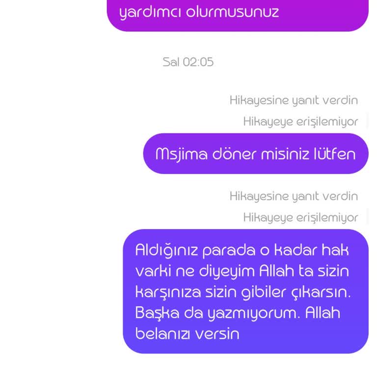 Sipariş Sonrası Ürün Gönderilmedi Ve İade Yapılmadı