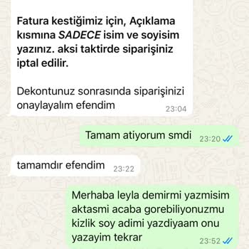 Luva Giyim'den IBAN İle Ödeme Sonrası Mağduriyet Yaşadım
