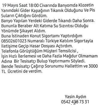 Sigorta Hasarımı Karşılamadı, Nedenini Bile Açıklamadı!