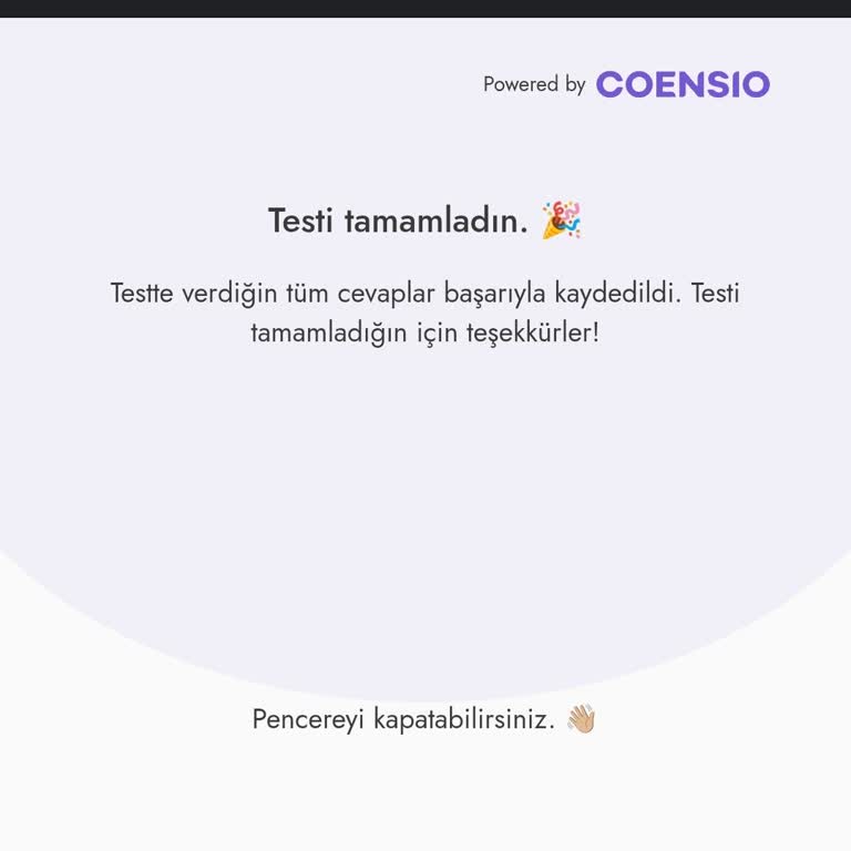 Kariyer.net Ve Coensio Testinde Hatalı Kayıt: Anketi Doldurmadan Kilitlendik!