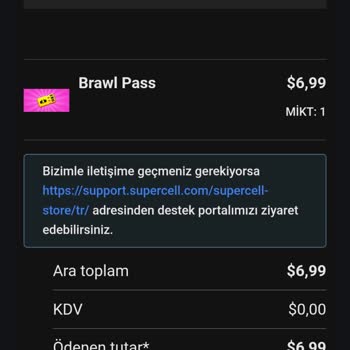 Gece Hesabımdan Habersiz Brawl Pass Satın Alındı