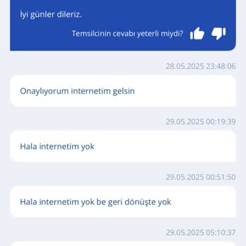 İnternet Kesintisi Ve Ulaşılamayan Müşteri Hizmetleri Nedeniyle Yaşanan Mağduriyet