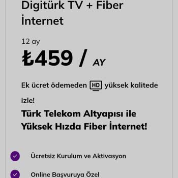Digiturk Ev İnterneti Aboneliğinde Haksız Ücret Ve Yanıltıcı Satış Deneyimi