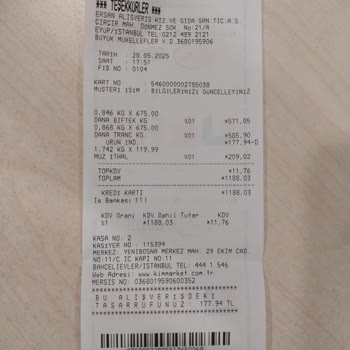 Kim Market'ten Aldığım Etin Kötü Kalitesi Nedeniyle Yaşadığım Olumsuz Deneyim