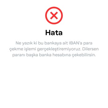 Papara Hesabımdan Para Çekemiyorum, Sürekli Hata Alıyorum