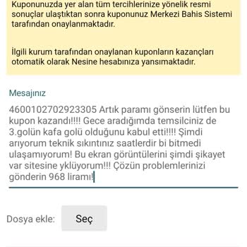 Kazanan Kuponumun Ödemesi Yapılmadı, Mağduriyetim Giderilmiyor