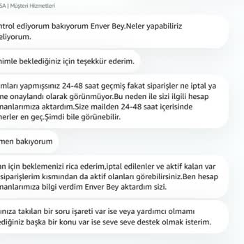 Amazon Siparişim İptal Edildi, Kargo Yanlış Teslim Edildi Ve Sorunum Çözülmedi