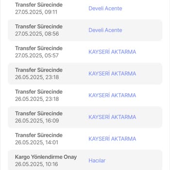 Sürat Kargo Kayseri Aktarma Ve Develi Şubesinde Sürekli Teslimat Sorunu