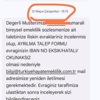Eksik Belge Gerekçesiyle BES Ayrılma Sürecim Uzatıldı, Param Yatmadı