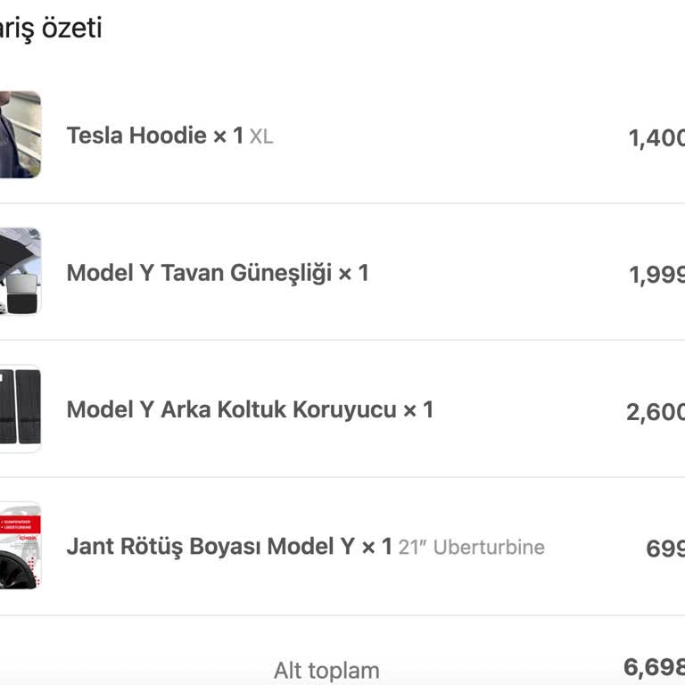 E-parts Siparişim Eksik Geldi