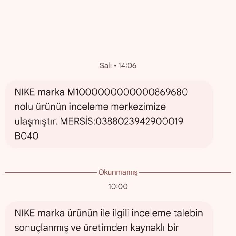 Nike Ayakkabımın Tabanındaki Sese Çözüm Bulunmadı