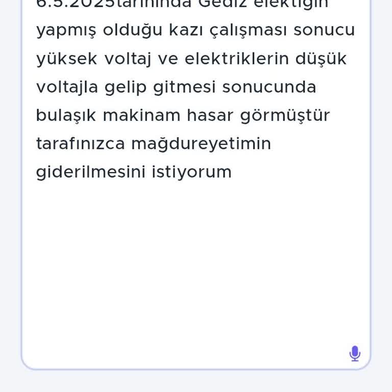 Kazı Çalışması Sonrası Elektrik Dalgalanması Nedeniyle Bulaşık Makinesi Hasarı