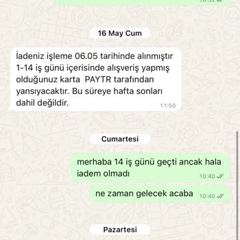 İadem Gecikti, Kimse Dönüş Yapmıyor