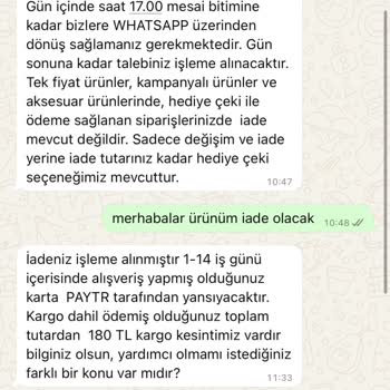 İadem Gecikti, Kimse Dönüş Yapmıyor
