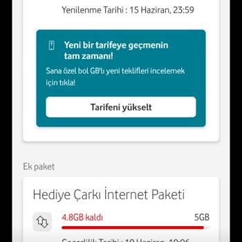 Hediye İnternetim Varken Kendi Paketim De Harcanıyor, Çözüm Bekliyorum