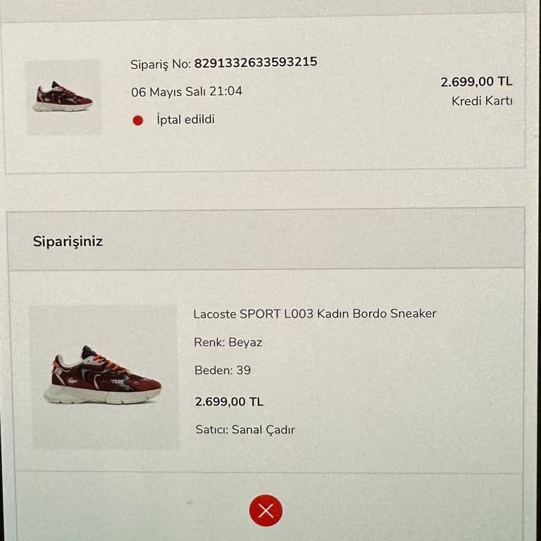 Sipariş İptal Edildi Mağdur Edildim Stok Yönetimi Başarısız