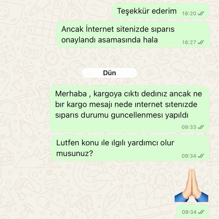 Kargoya Verilmeyen Elbise Ve İade Sorunu