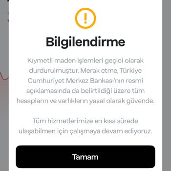 Papara Altın Hesabımdaki Paramı Geri Almak İstiyorum