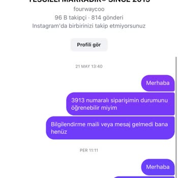 Sipariş Verdiğim Ayakkabılar Gönderilmedi, İletişim Kurulamıyor