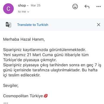 Sipariş Verdiğim Dergi Aylarca Teslim Edilmedi Ve Müşteri Hizmeti Yetersiz Kaldı