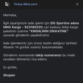 İade Sürecinde Satıcı Ve Müşteri Hizmetleriyle İletişim Kuramıyorum