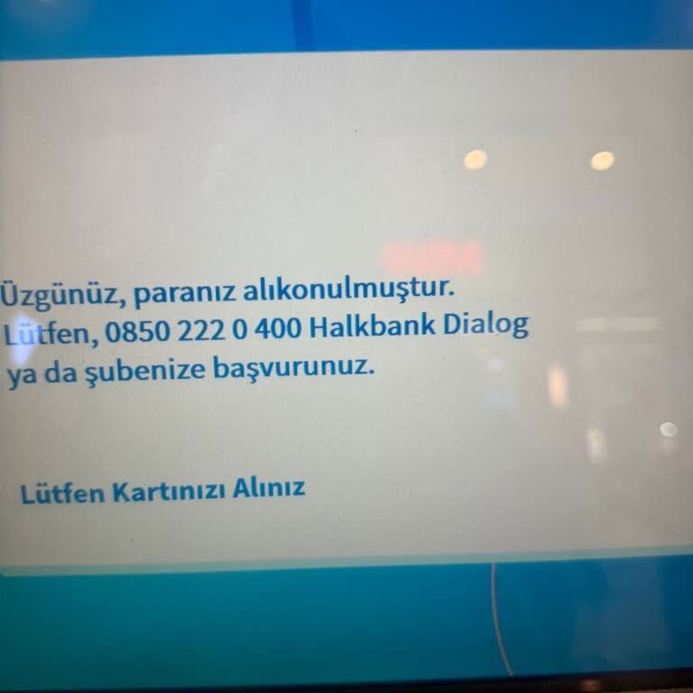 Halkbank ATM Paramı Yuttu, 3 Gündür Çözüm Yok!